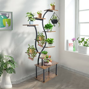 Suporte para plantas de interior com luz de crescimento