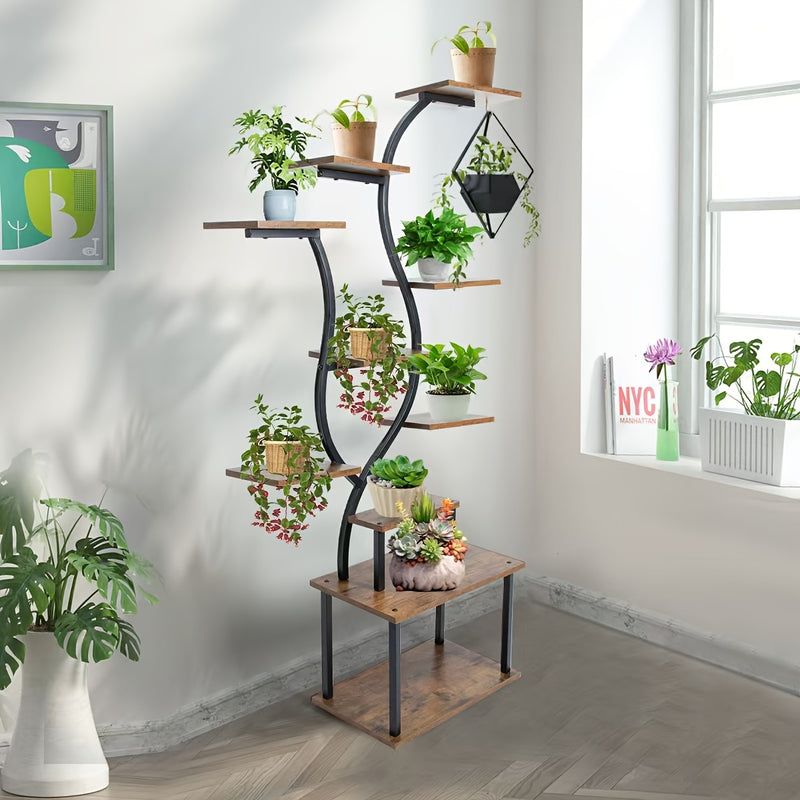 Suporte para plantas de interior com luz de crescimento
