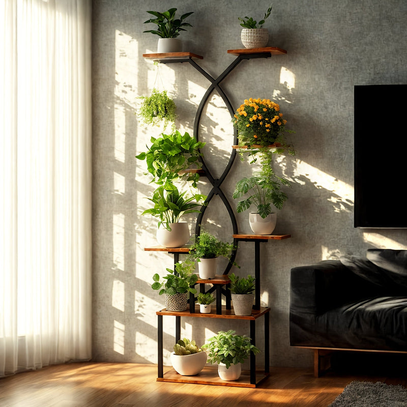 Organizador de exibição de plantas