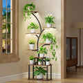 Suporte para plantas de interior com luzes de cultivo, 8 níveis