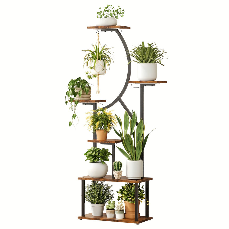 Suporte para plantas de 6 níveis para áreas internas