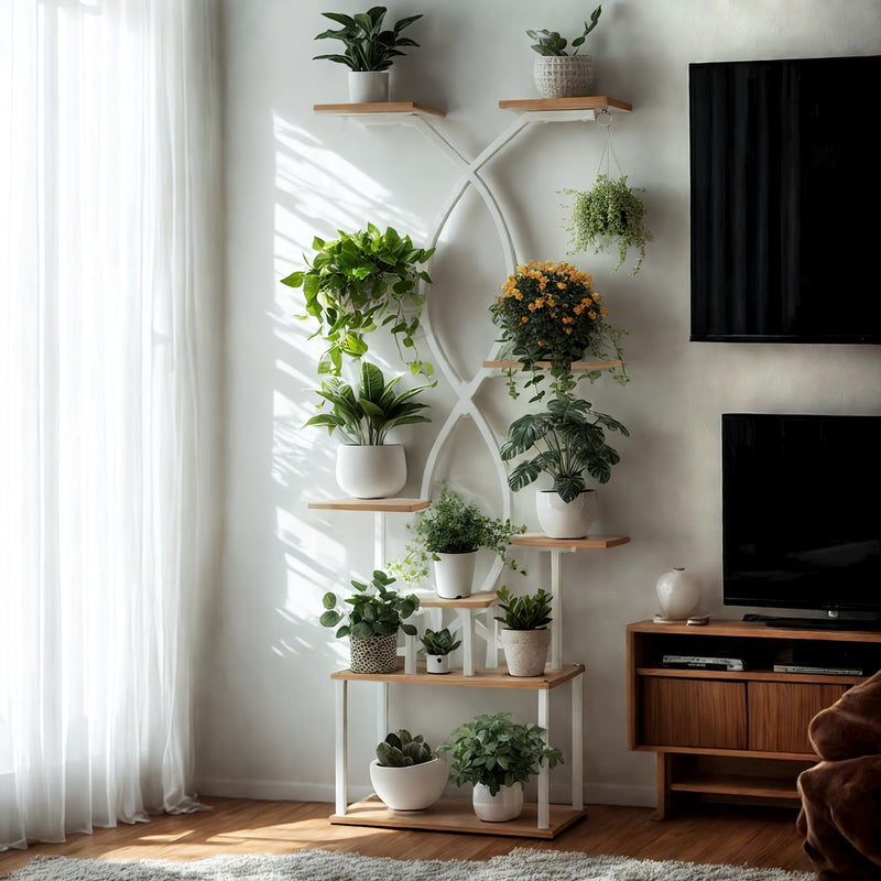 Organizador de exibição de plantas